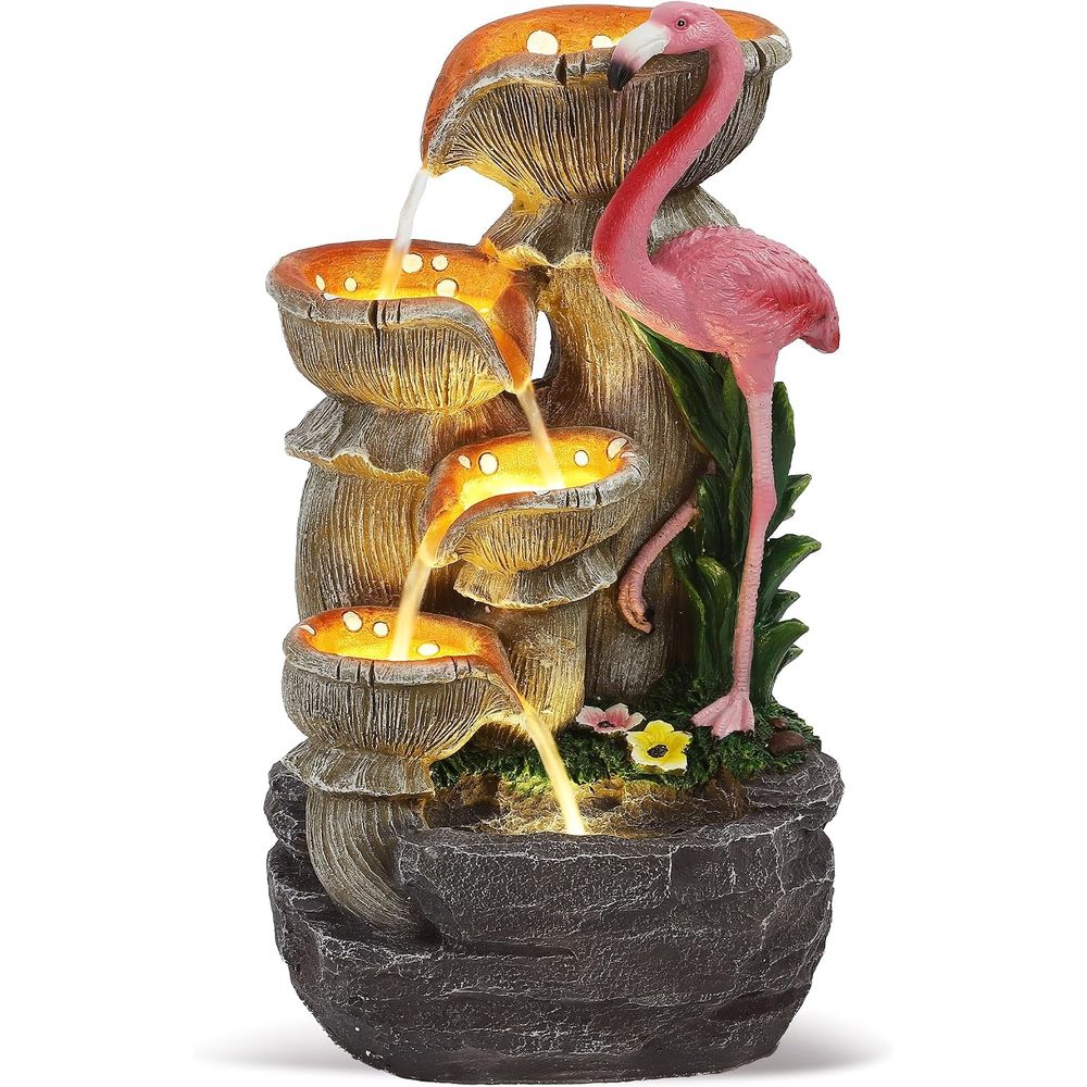 Lighting Decor For House - 5-poziomowy wodospad ogrodowy z 5 diodami