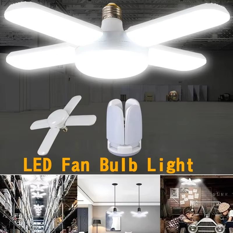 Garage Lighting Decor - Żarówka LED w kształcie wachlarza 28W