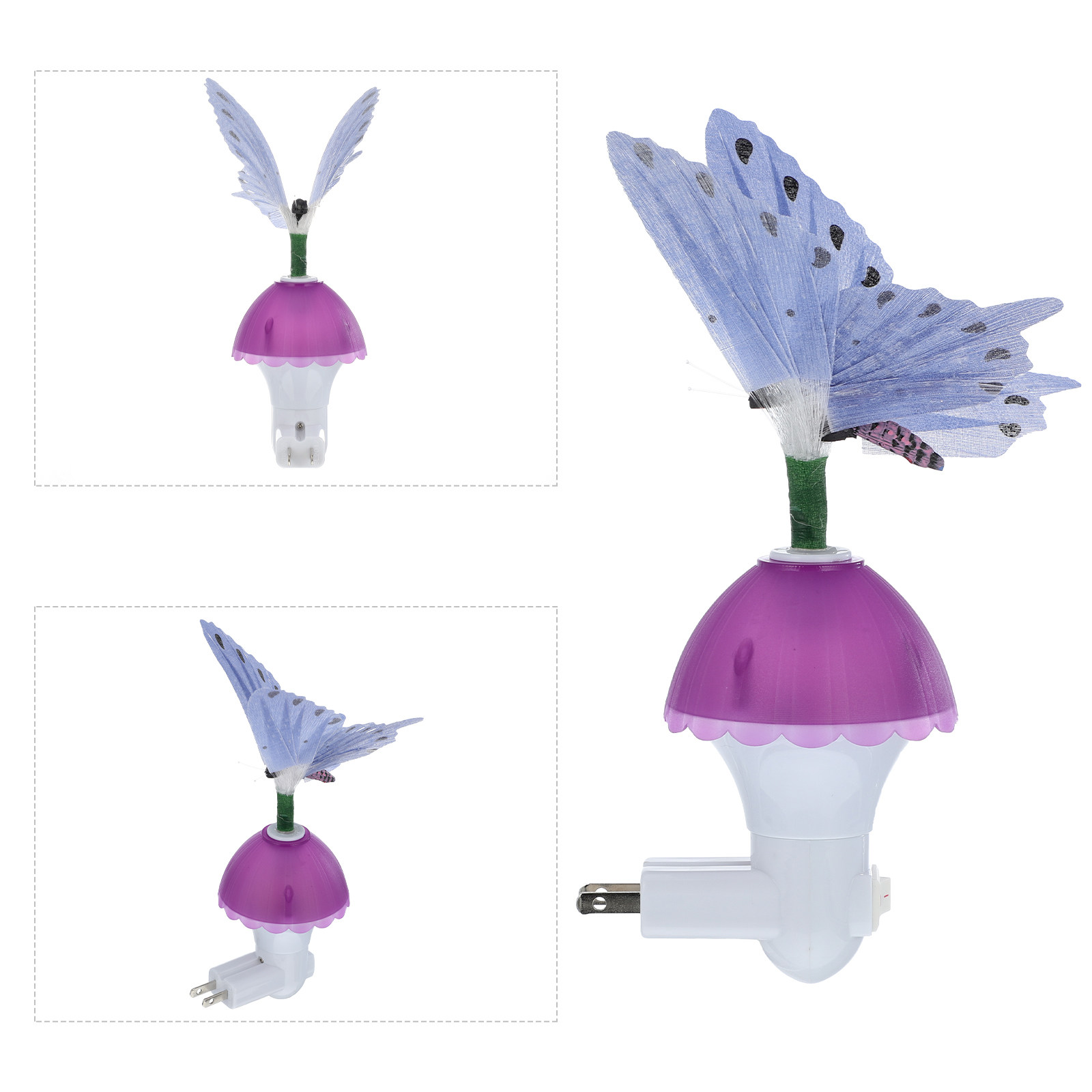 Lighting Home Decor Ideas - Lampa nocna w kształcie motyli, 3D,