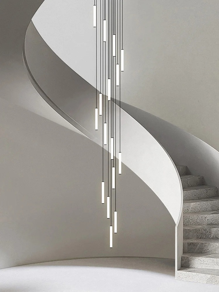 Decor Lighting Online - Żyrandol LED o długim ramieniu, nowoczesna