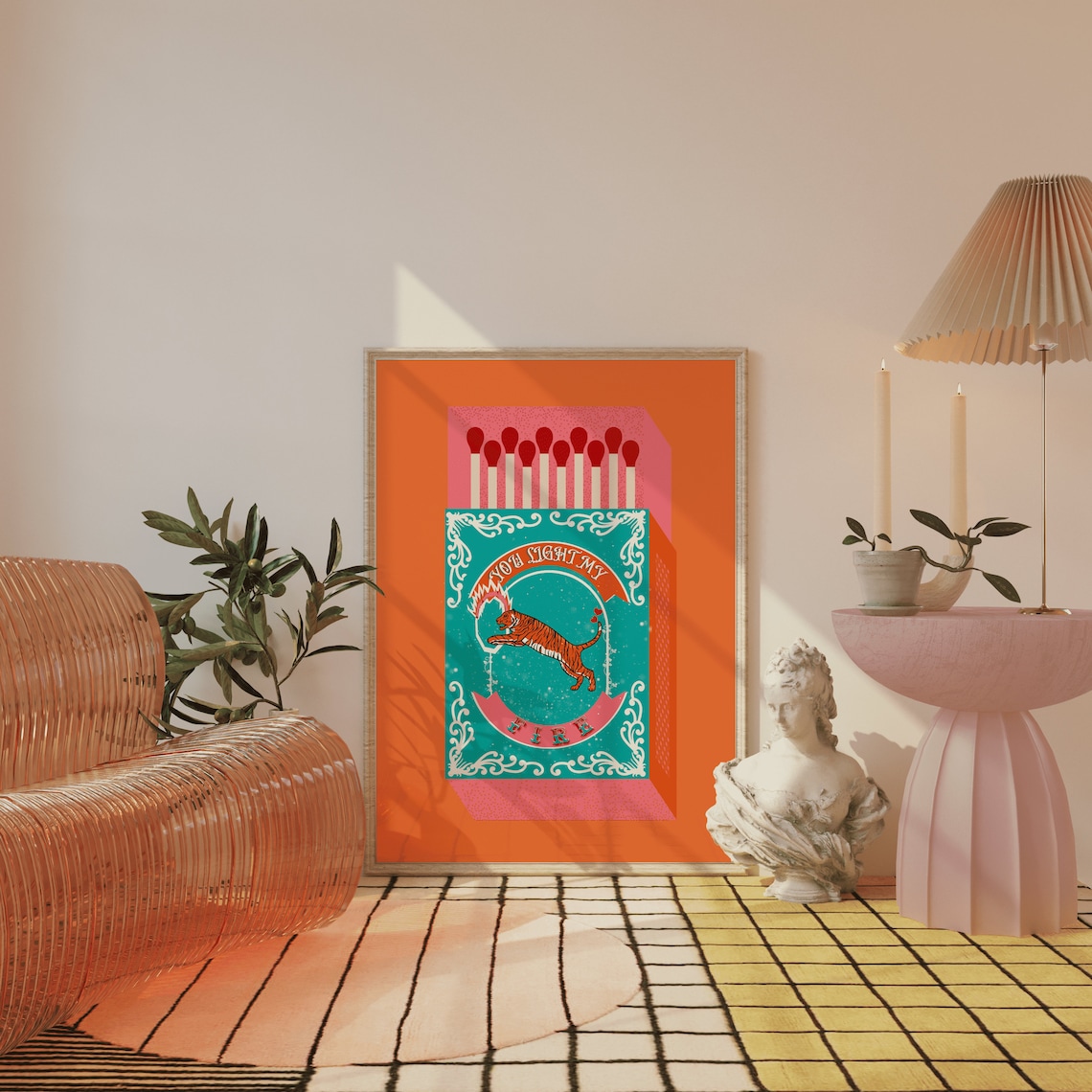 You Light My Fire Orange Match – Orange Lighting Decor recenzja i cena