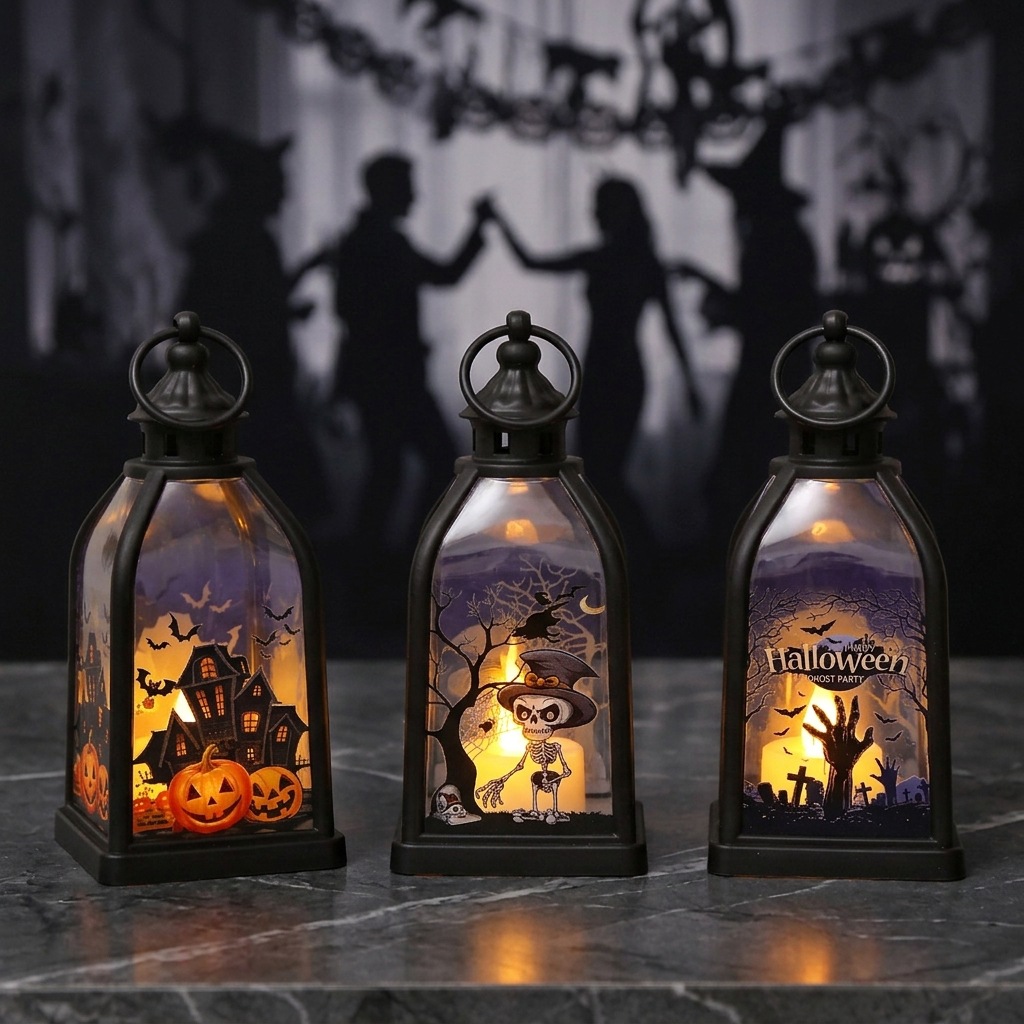 Lampion LED w kształcie zamku  – Lighting Decor For House recenzja i cena