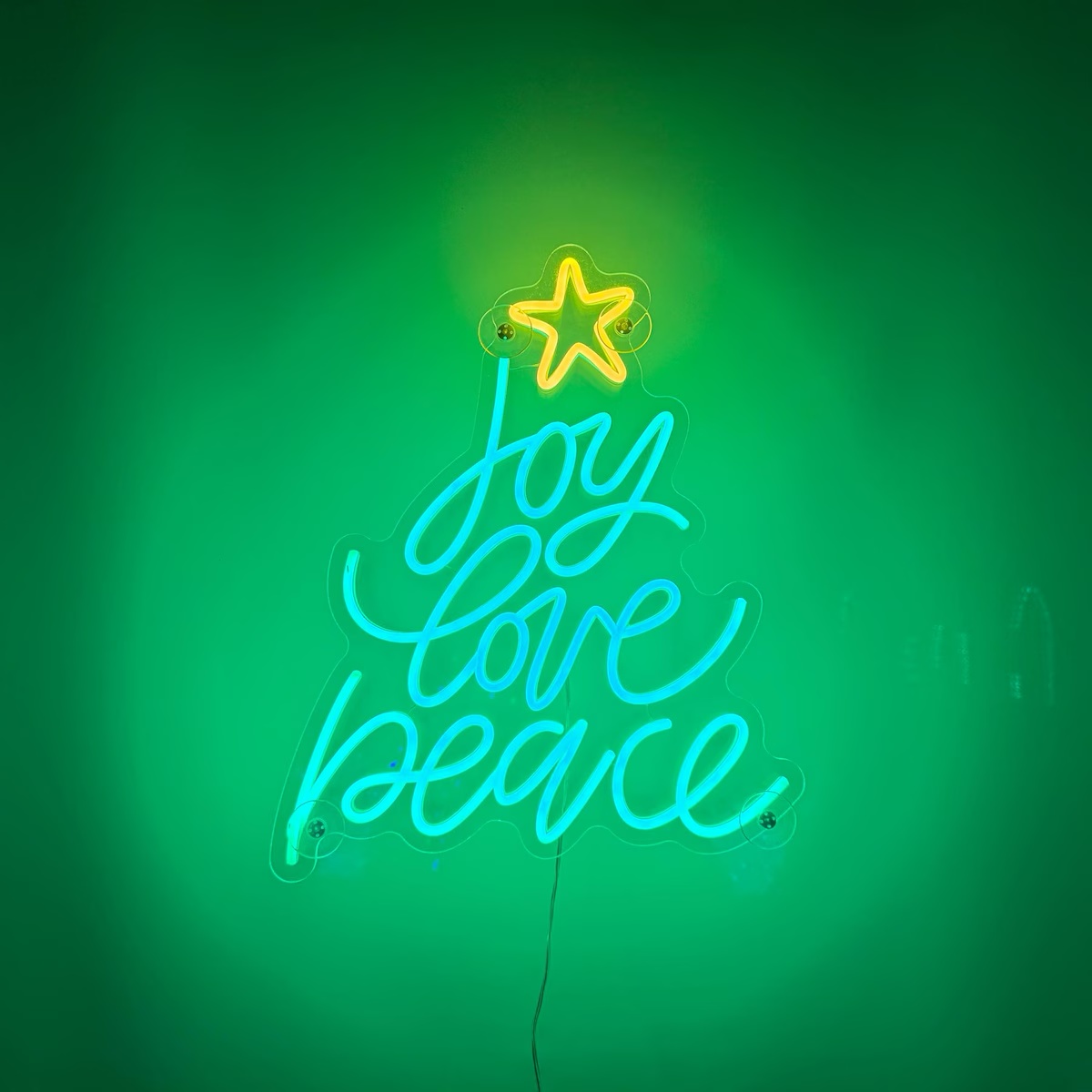 Neonowa tabliczka „Radość, Mił – Lighting Home Decor Ideas recenzja i cena