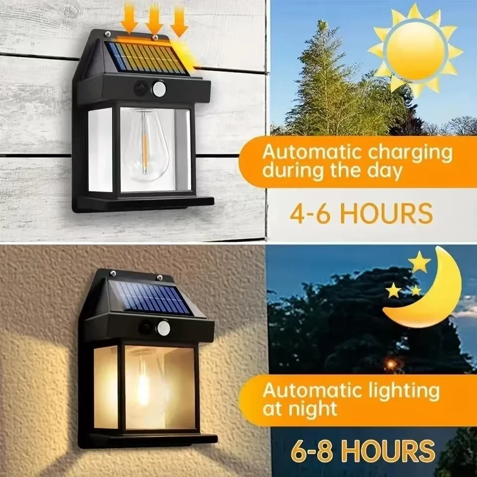 Zewnętrzna solarna lampa ścien – Garage Lighting Decor recenzja i cena