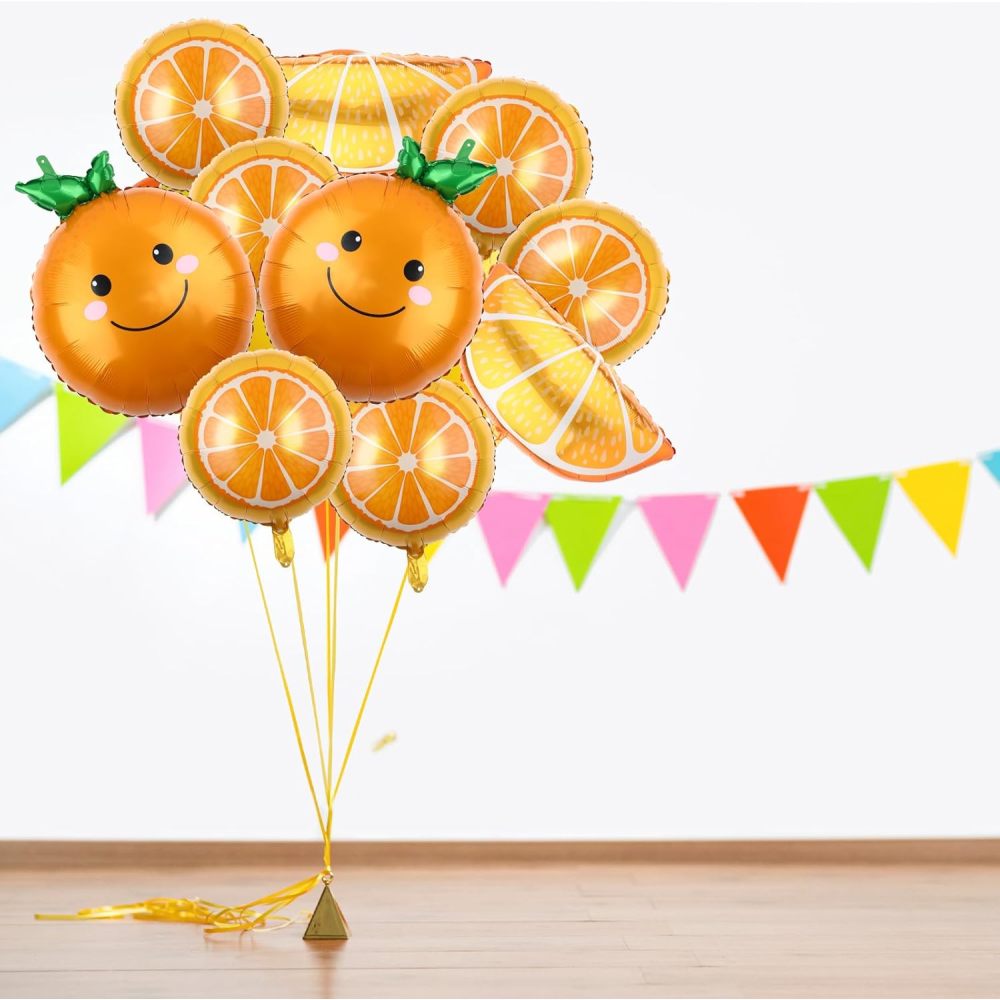 10 szt. Pomarańczowe Balony w  – Orange Lighting Decor recenzja i cena