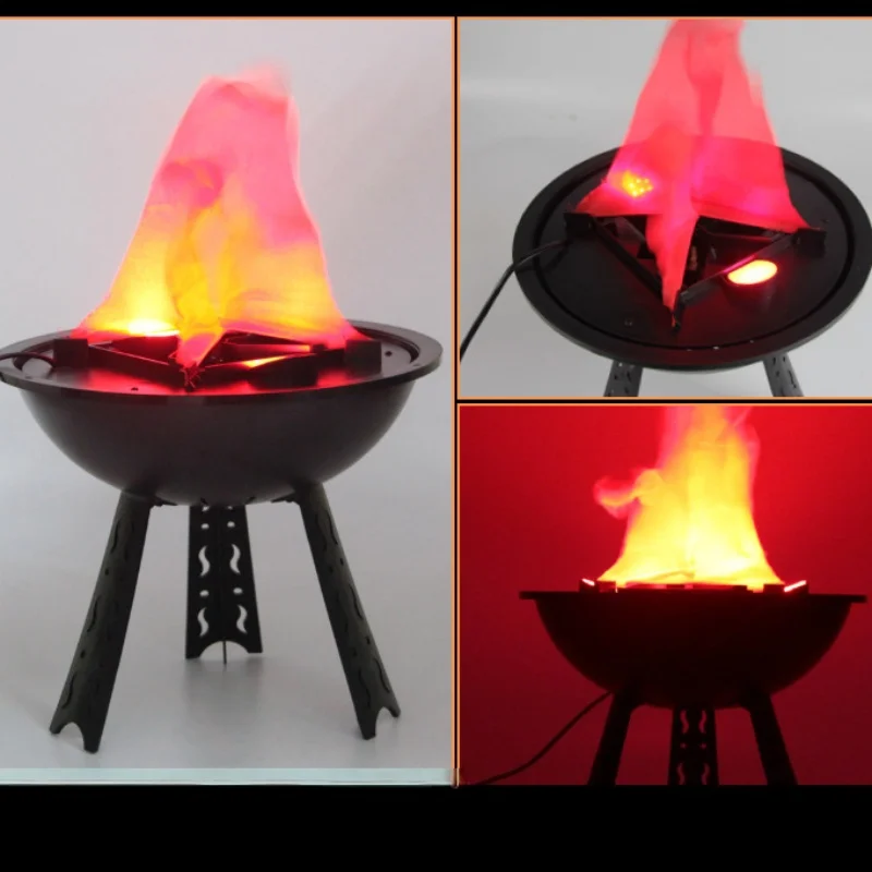 Lampa 3D z efektem płomienia,  – Lighting Decor For House recenzja i cena