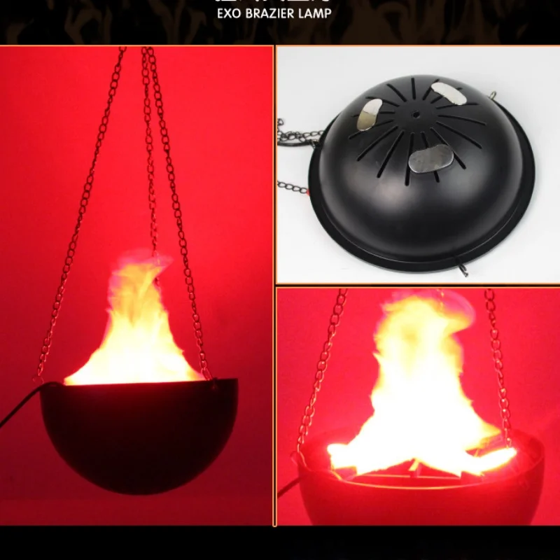 Lampa 3D z efektem płomienia,  – Lighting Decor For House recenzja i cena