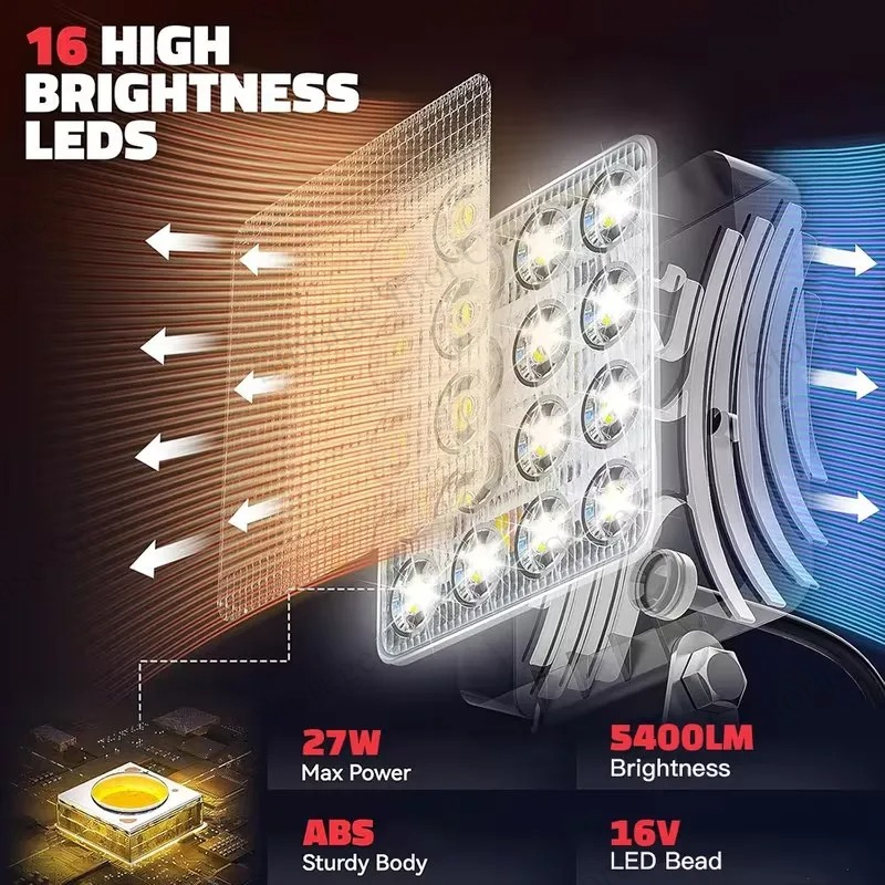 Lampa robocza LED 90W do akumu – Garage Lighting Decor recenzja i cena