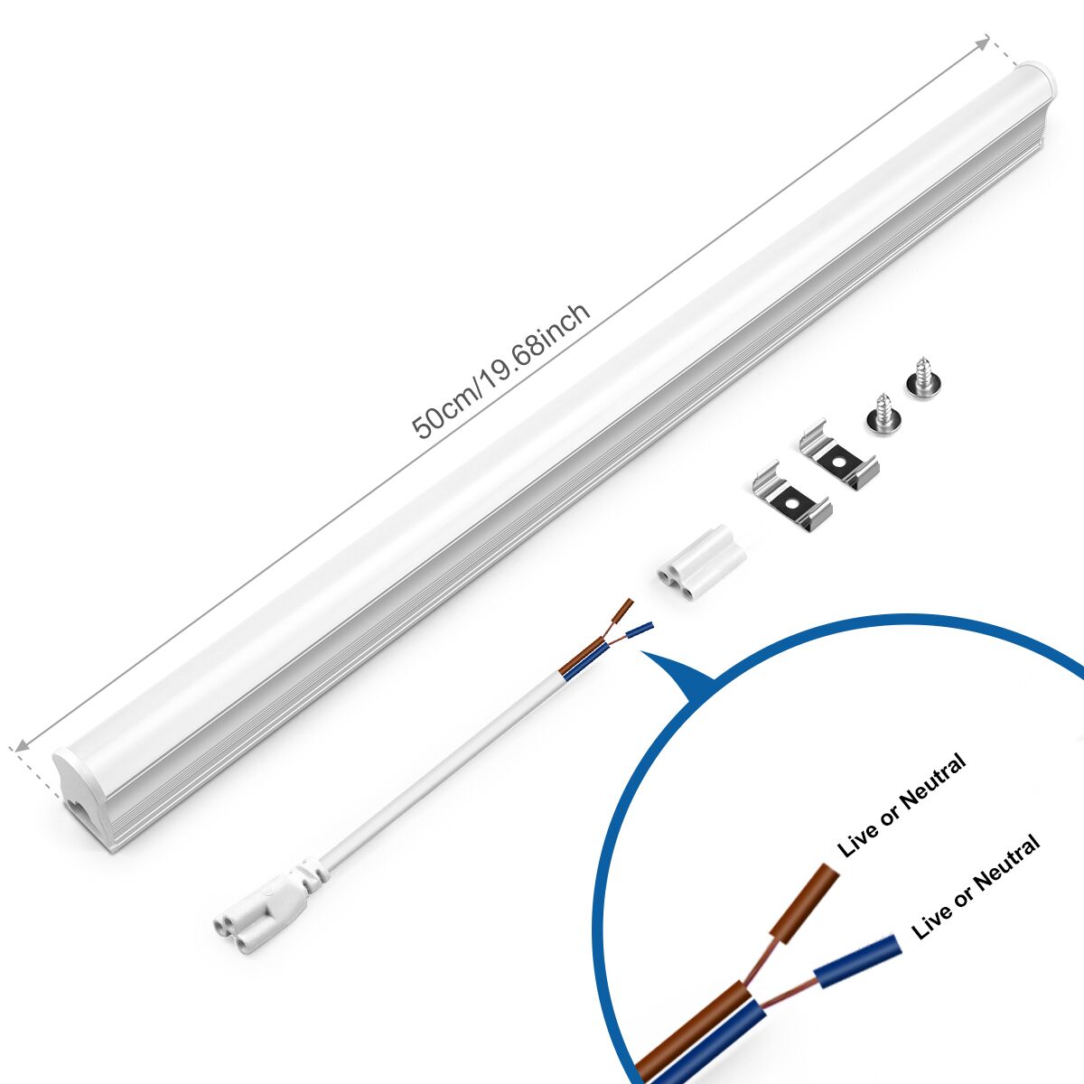 50CM T5 Aluminiowa świetlówka  – Garage Lighting Decor recenzja i cena