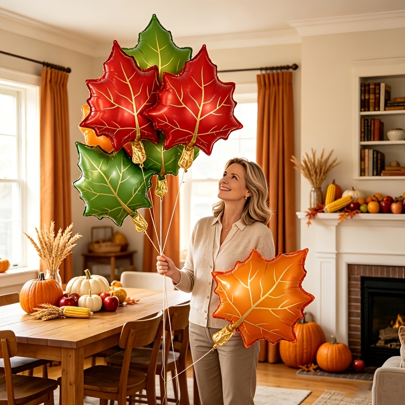 7 szt. balonów foliowych w ksz – Orange Lighting Decor recenzja i cena