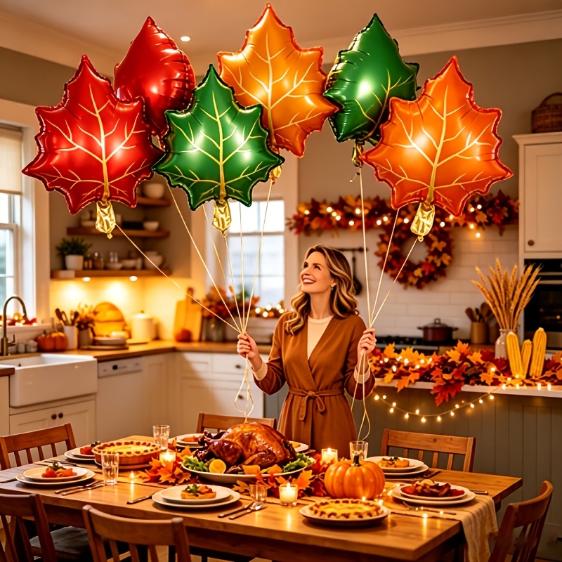 7 szt. balonów foliowych w ksz – Orange Lighting Decor recenzja i cena