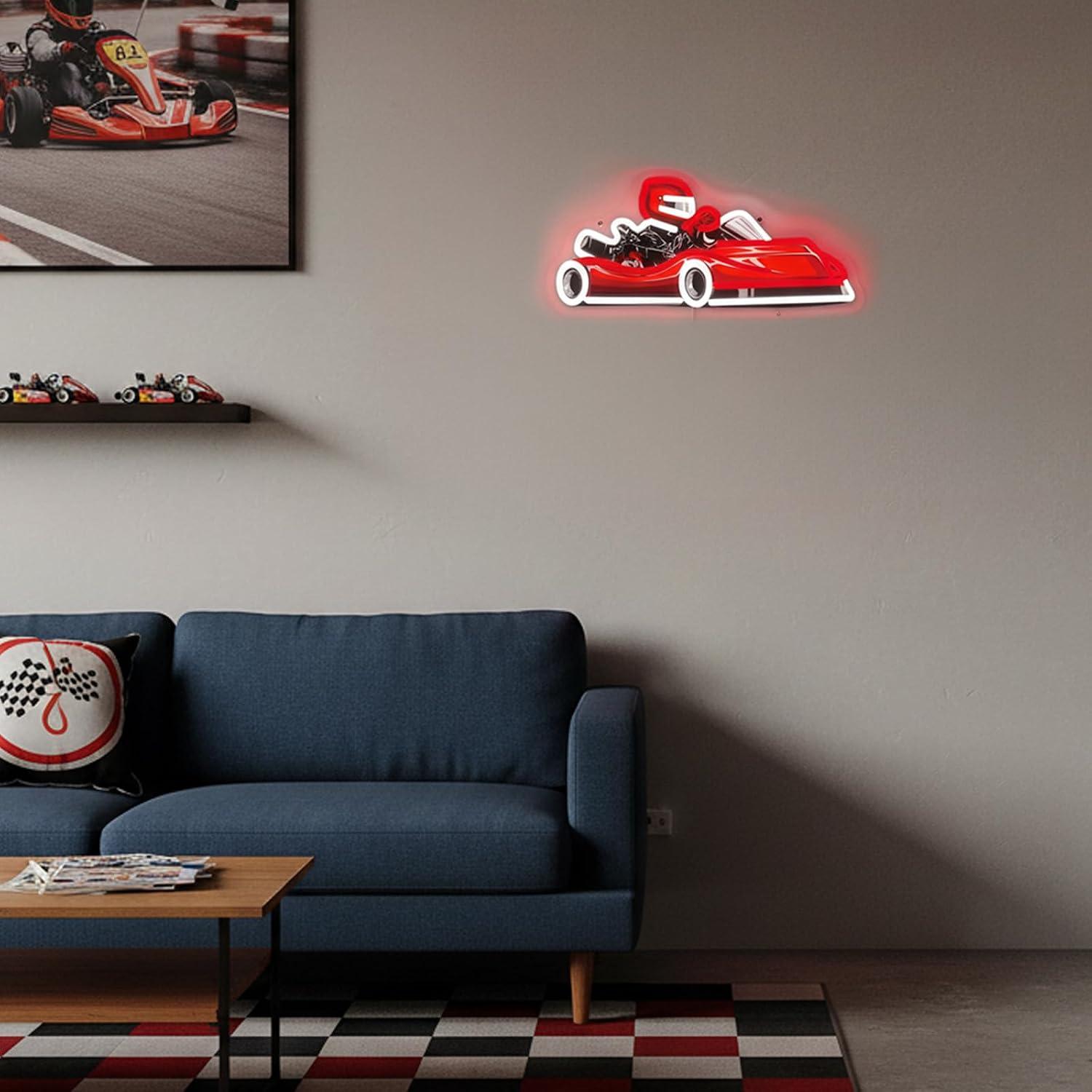 Neonowy Znak Go Kart Racer, Śc – Decor Kart Lighting recenzja i cena