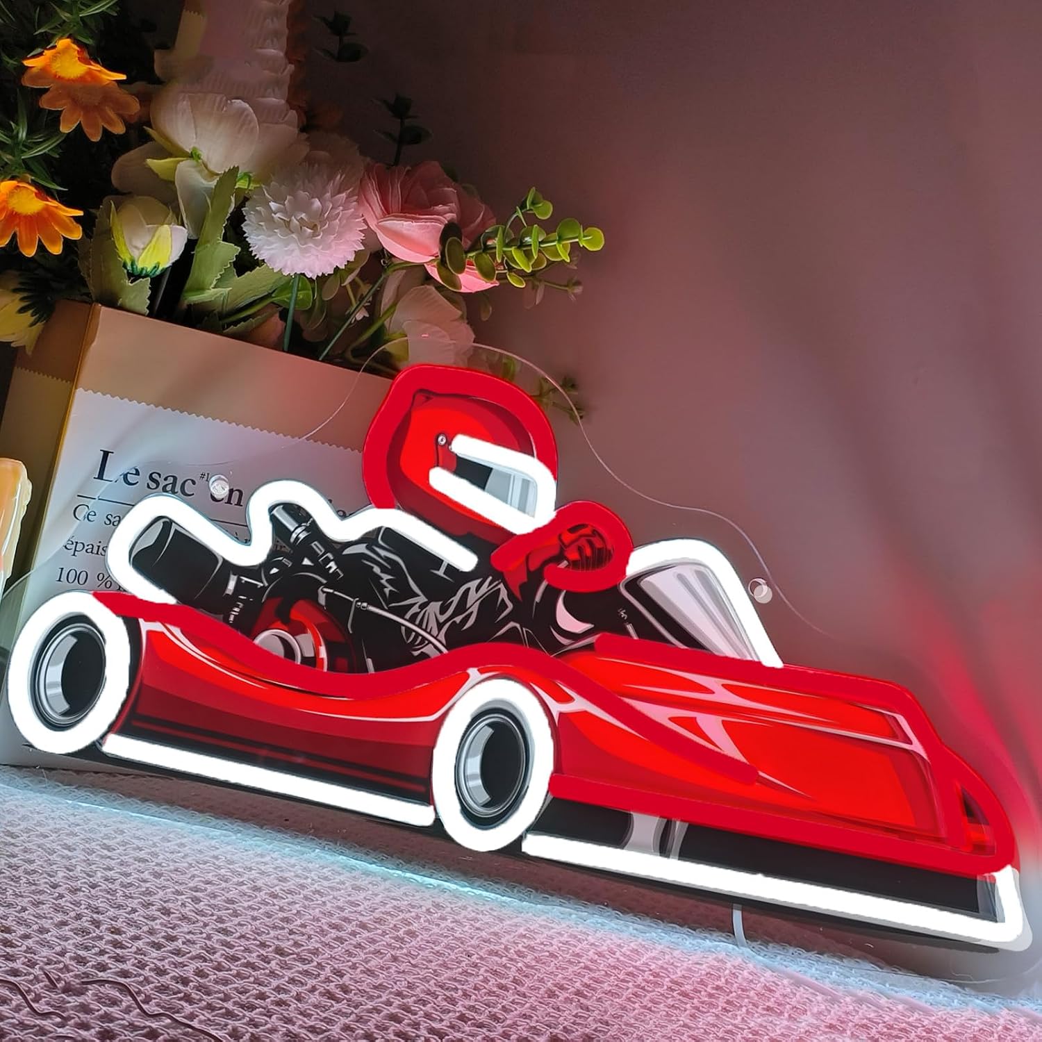 Neon LED Go Kart Racer, lampka – Decor Kart Lighting recenzja i cena