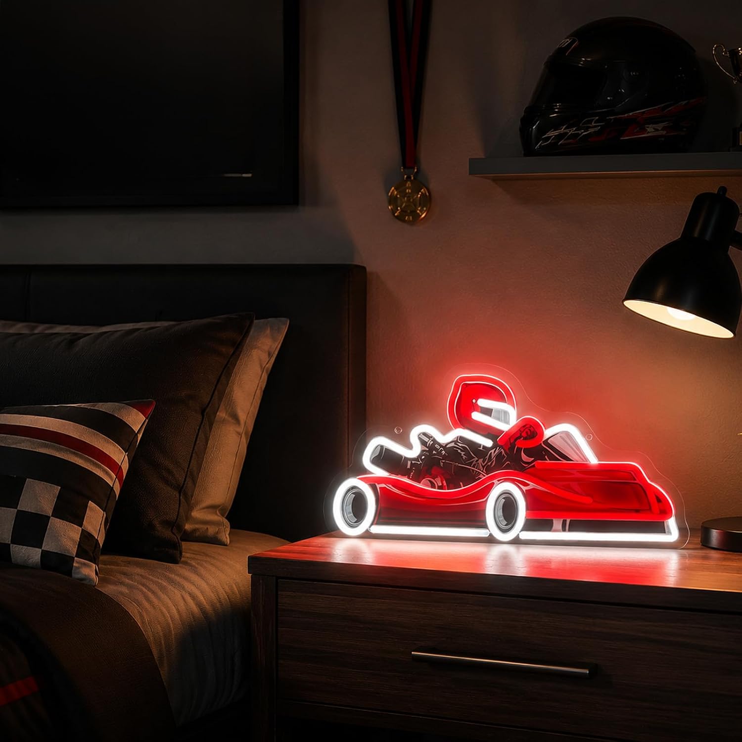 Neon LED Go Kart Racer, lampka – Decor Kart Lighting recenzja i cena