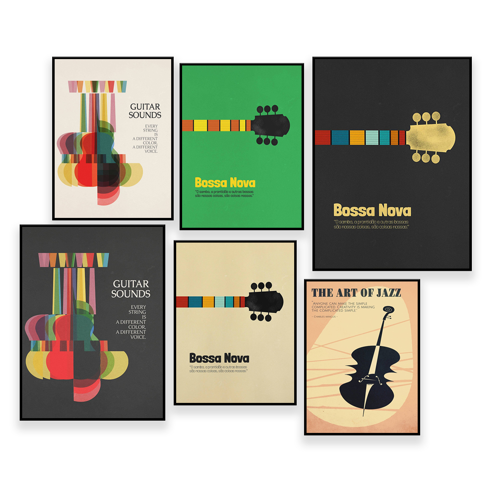 Plakat Bossa Nova, druk jazzow – Nova Decor & Lighting Julestjerne recenzja i cena
