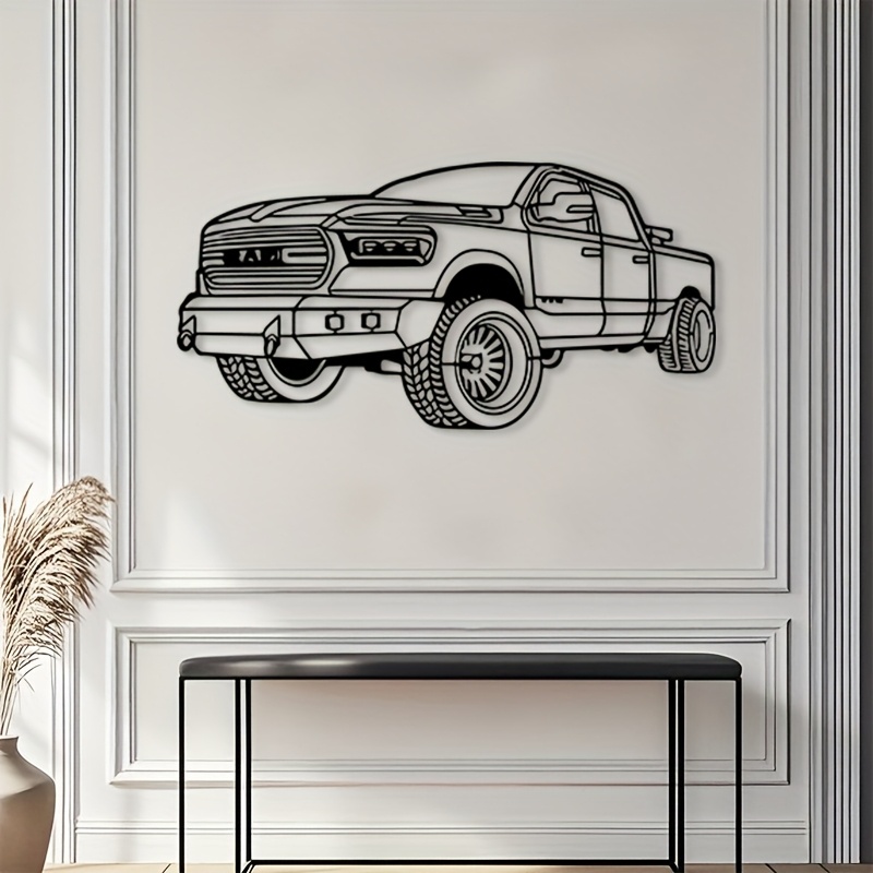 CIFBUY Metalowa Rzeźba Ścienna – Garage Lighting Decor recenzja i cena